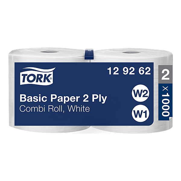 Bobines de papier essuie-tout A-Tork Basic 1000 feuilles photo du produit visuel_1 2XL
