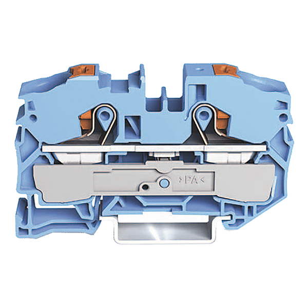 Borne de passage pour 2 conducteurs avec poussoir photo du produit visuel_1 2XL