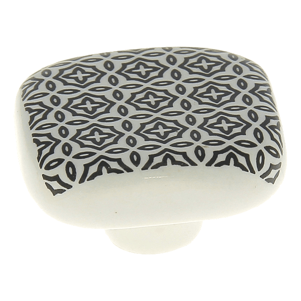 Bouton de meuble motif rosace ciment photo du produit visuel_1 2XL