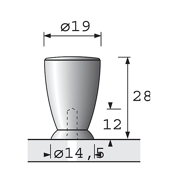 Bouton de meuble Novaé photo du produit visuel_1 2XL