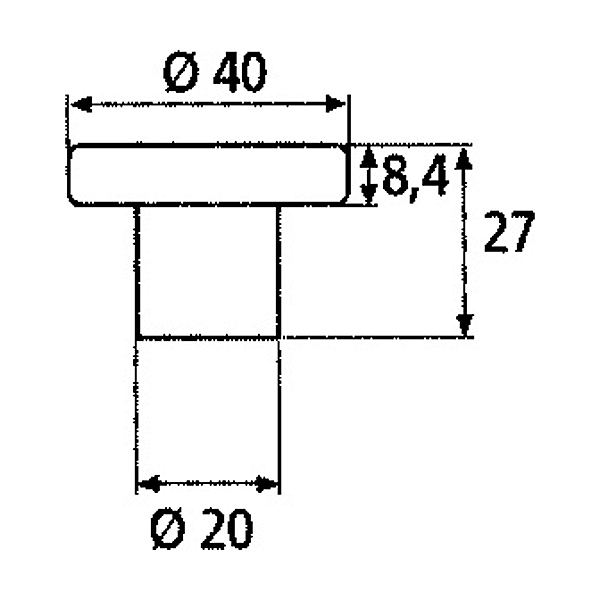 Bouton de meuble rustique 2063 photo du produit visuel_1 2XL