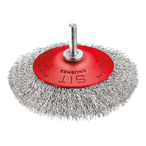 Brosse acier conique pour perceuse photo du produit visuel_1 2XL