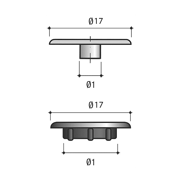 Cache plastique excentrique Permo photo du produit visuel_1 2XL