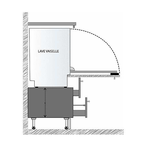 Caisson lave vaisselle photo du produit visuel_1 2XL