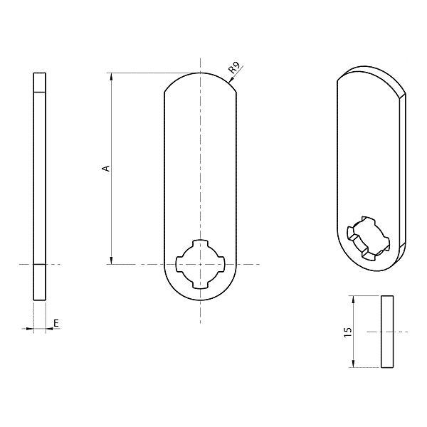 Came pour serrure batteuse 4929 photo du produit visuel_1 2XL