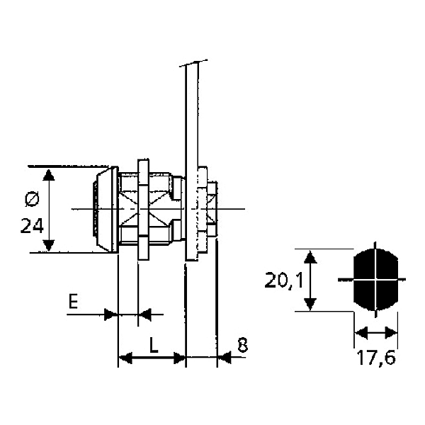 Came pour serrure batteuse 911.17 photo du produit visuel_1 2XL