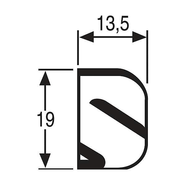 Capuchon de façade étroit D321 photo du produit visuel_1 2XL