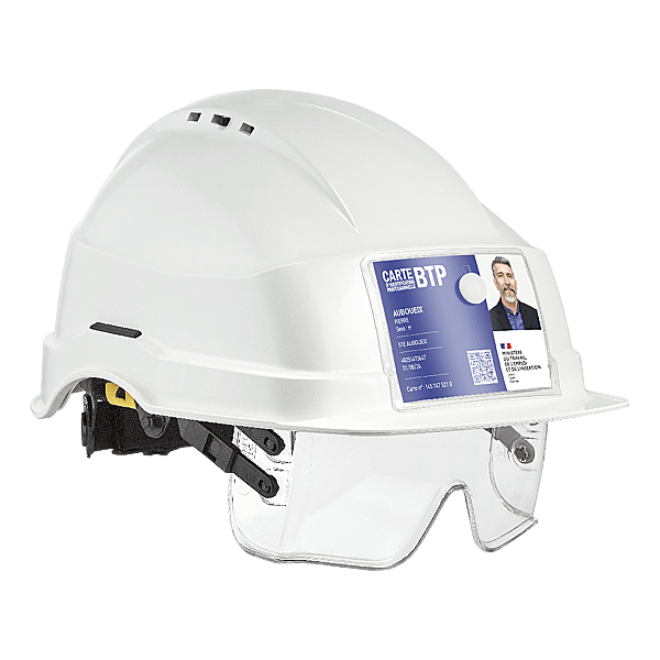 Casque de chantier avec porte-badge IRIS2 photo du produit visuel_1 2XL