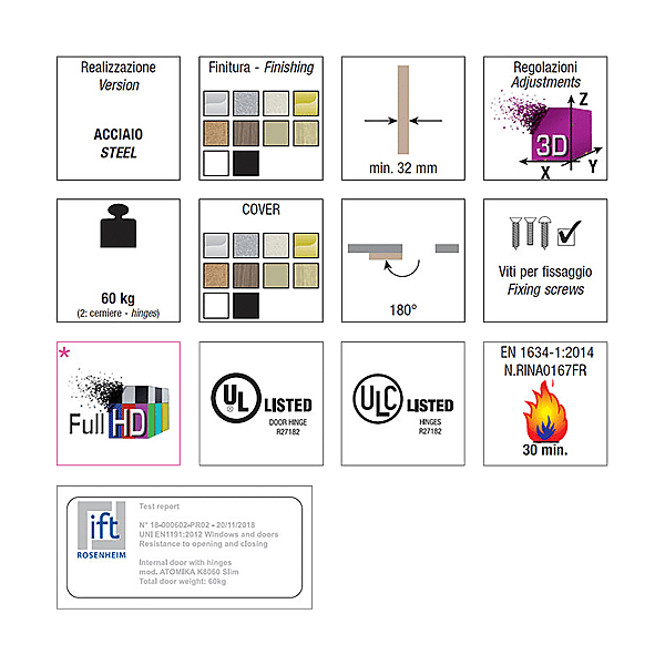 Charnière Atomika Slim K8060 photo du produit visuel_1 2XL