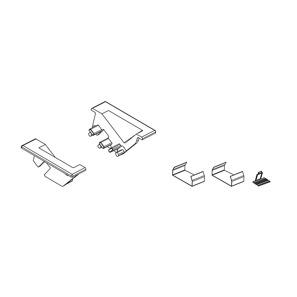 Clip de fixation pour rail Meccano 4 photo du produit visuel_1 2XL