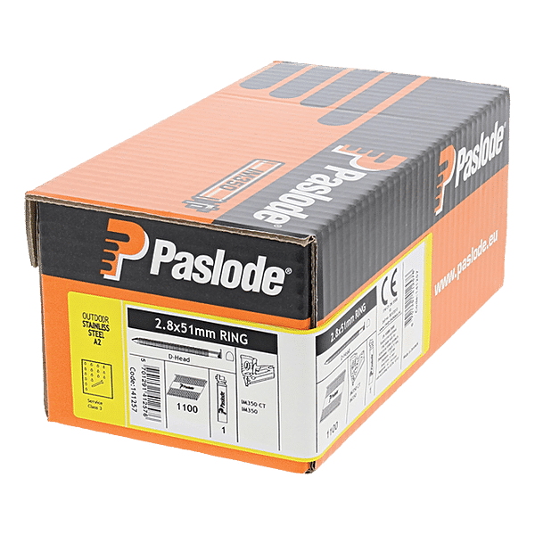 Clous en bande papier 34° inox A2 crantés tête bombée photo du produit visuel_1 2XL