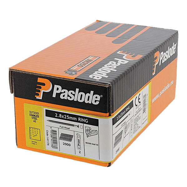 Clous en bande plastique 34° inox A2 crantés photo du produit visuel_1 2XL