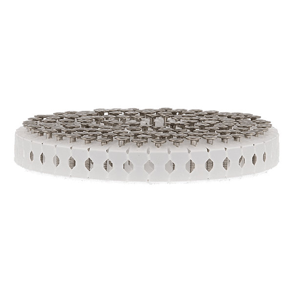 Clous rouleau en bande plastique 0° inox A2 crantés photo du produit visuel_1 2XL