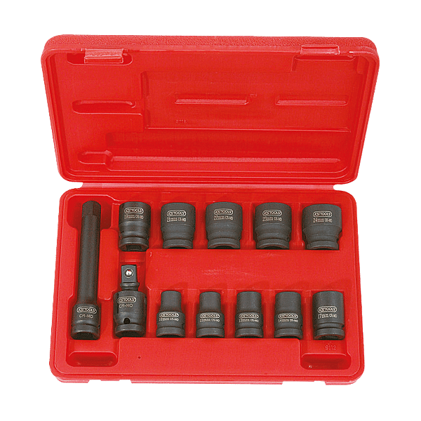 Coffret 12 douilles à chocs 1/2'' photo du produit visuel_1 2XL