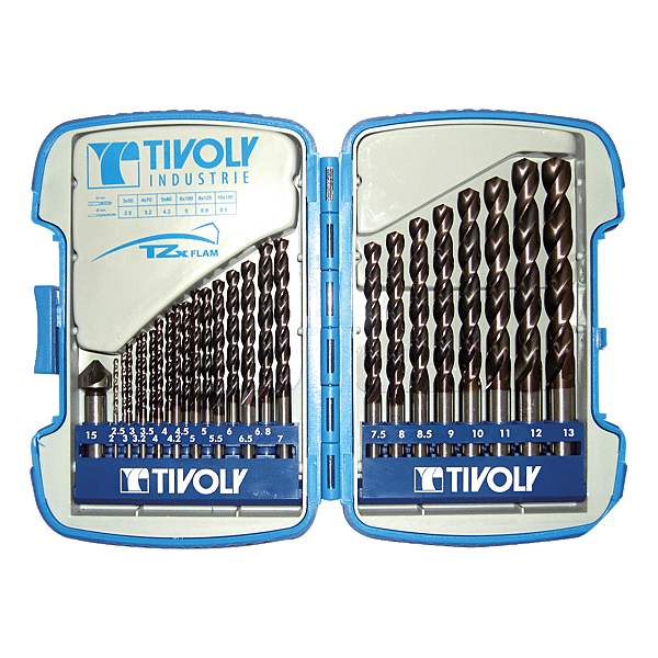 Coffret 25 forets et fraise HSS à métaux photo du produit visuel_1 2XL