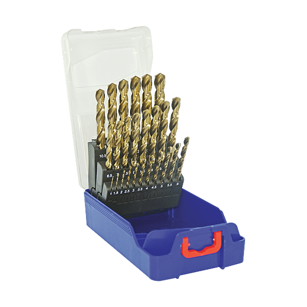 Coffret 25 forets HSS ES pointe en croix à métaux cylindrique 1/2 photo du produit visuel_1 2XL