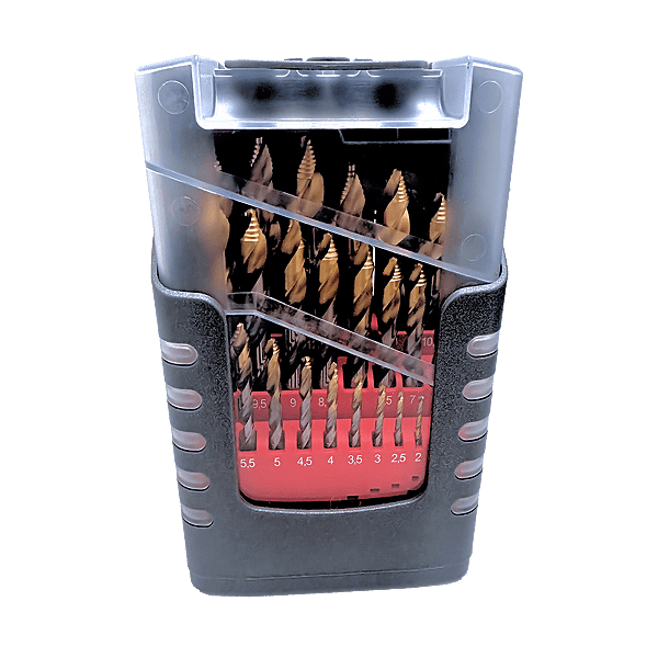Coffret 25 forets HSS-TiN photo du produit visuel_1 2XL
