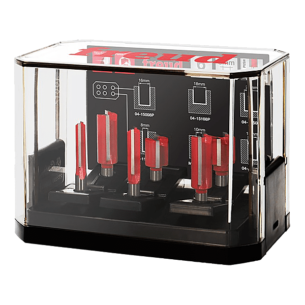 Coffret 6 fraises droites pour défonceuse photo du produit visuel_1 2XL