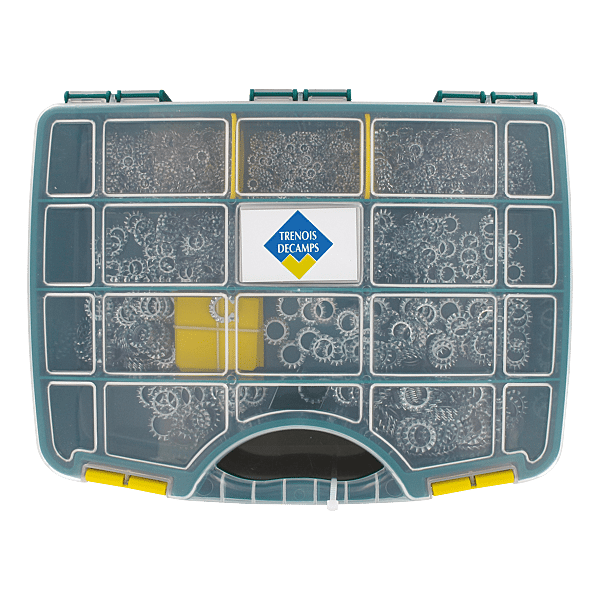 Coffret 970 rondelles éventail acier zingué photo du produit visuel_1 2XL