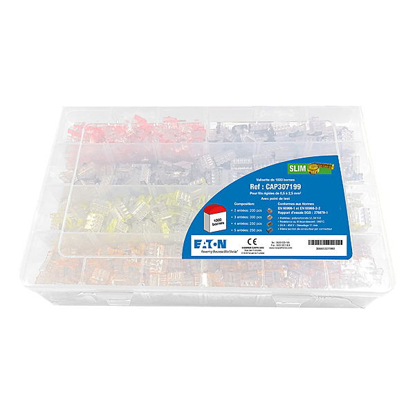 Coffret connecteurs Slim (1000 pièces) photo du produit visuel_1 2XL