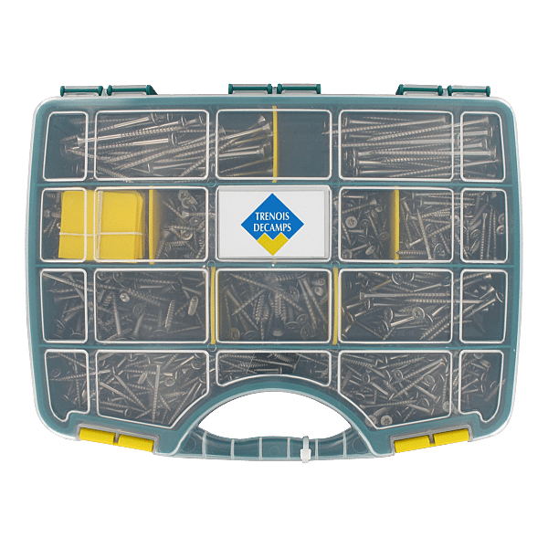 Coffret de 1055 vis tête fraisée Torx inox A2 photo du produit visuel_1 2XL