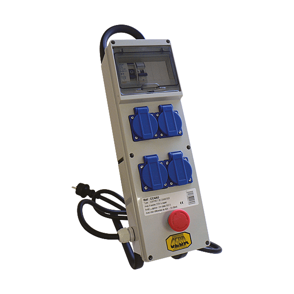 Coffret de chantier monophasé CC4AU photo du produit visuel_1 2XL