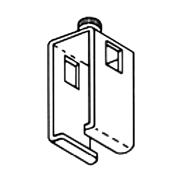 Collier ouvert inox pour fer carré de 9 mm photo du produit visuel_1 2XL