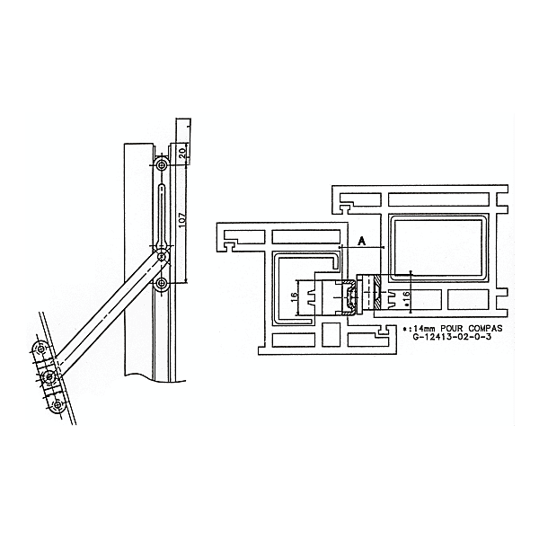 Compas de fenêtre photo du produit visuel_1 2XL