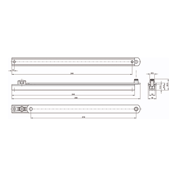 Compas limiteur d'ouverture UNI-JET SC photo du produit visuel_1 2XL