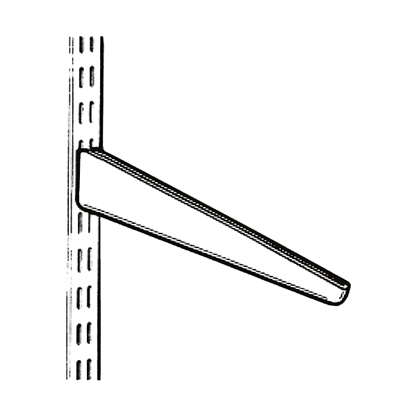 Console inclinée à 25° pour crémaillère à double perforation photo du produit visuel_1 2XL