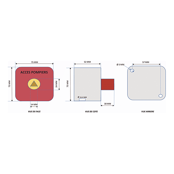 Contacteur à clé pompier photo du produit visuel_1 2XL