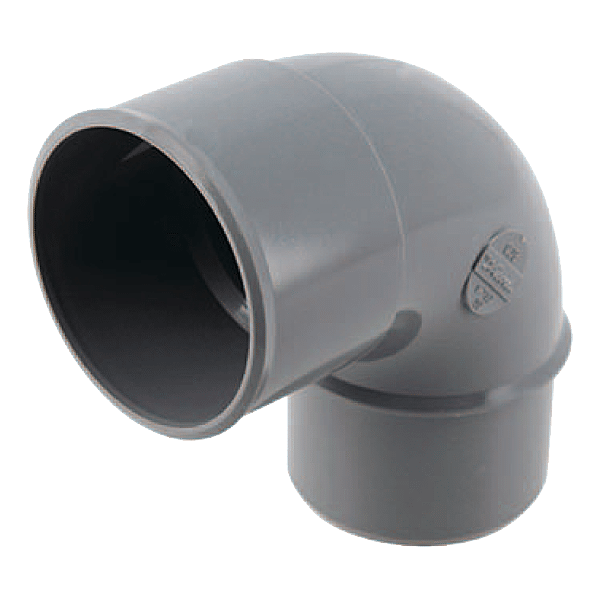 Coude simple PVC mâle - femelle Nicoll photo du produit visuel_1 2XL