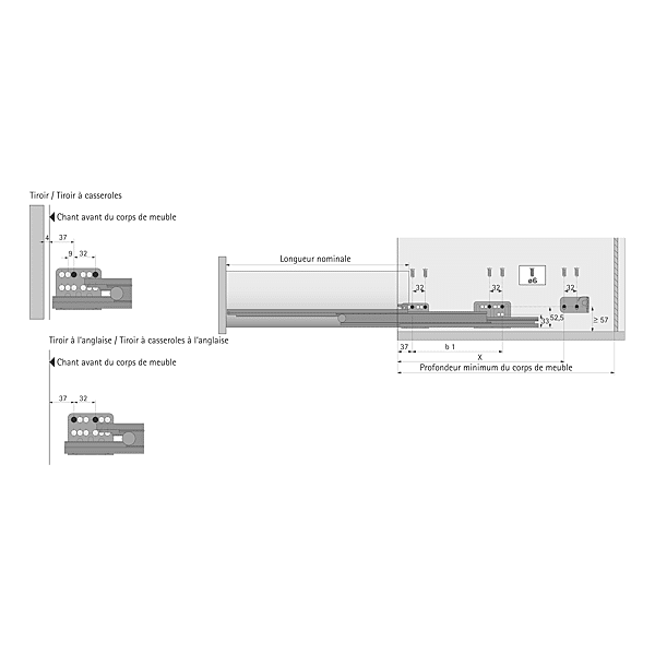 Coulisse Actro Push To Open photo du produit visuel_1 2XL