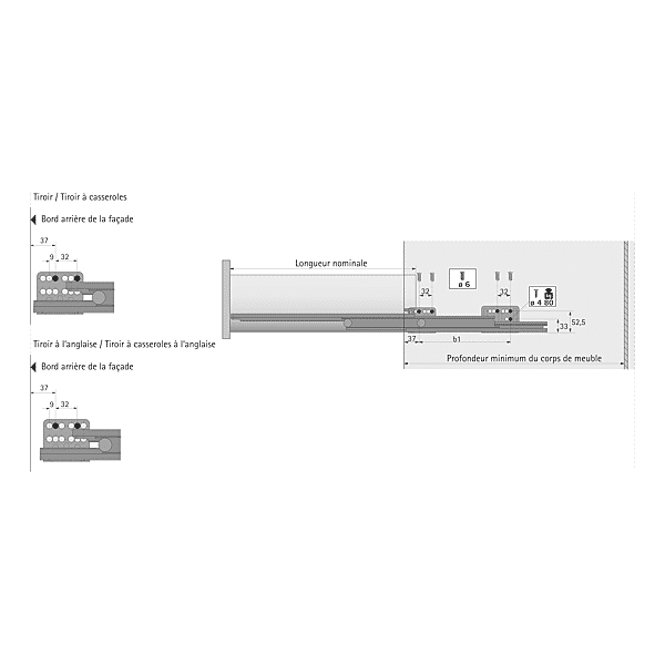 Coulisse Actro Silent System photo du produit visuel_1 2XL