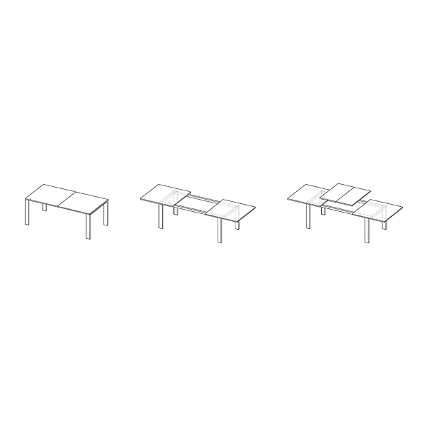 Coulisse de table Basic Advanced photo du produit visuel_1 2XL