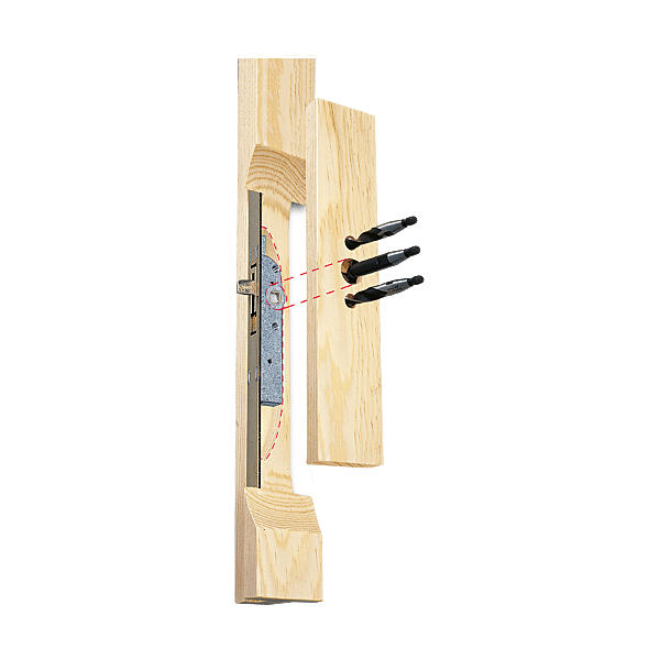 Crémone têtière à encastrer F15 ajustable à 1 prolongateur photo du produit visuel_1 2XL
