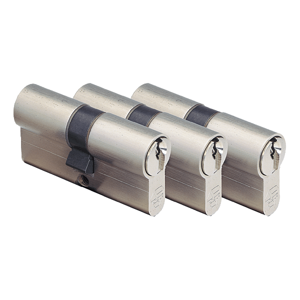 Cylindre profil double n-7101 nickelé mat 30x40 s'entrouvrant par 20réf. K0001440 photo du produit visuel_1 2XL