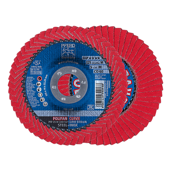 Disque à lamelles curvé Co SGP Polifan photo du produit visuel_1 2XL