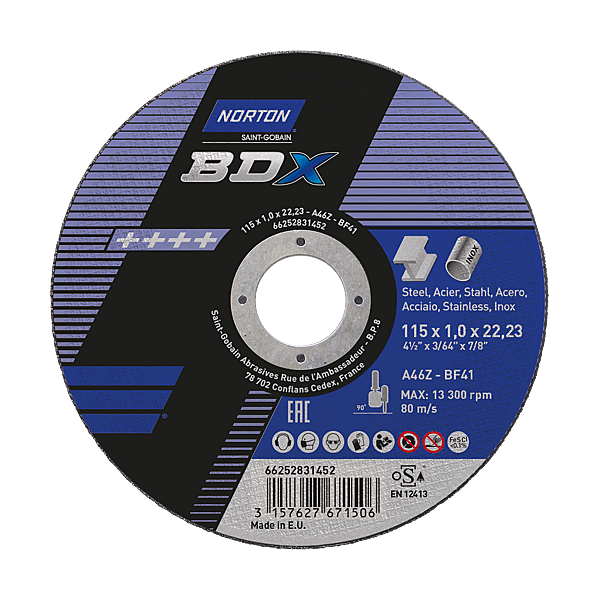 Disque à tronçonner plat BDX photo du produit visuel_1 2XL