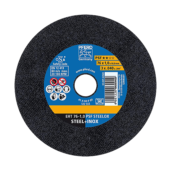 Disque à tronçonner plat EHT photo du produit visuel_1 2XL