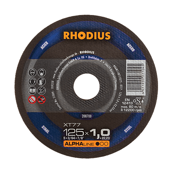 Disque à tronçonner plat XT77 photo du produit visuel_1 2XL