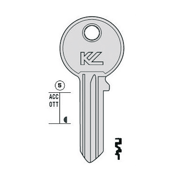 Ébauche de clé Guerville photo du produit visuel_1 2XL