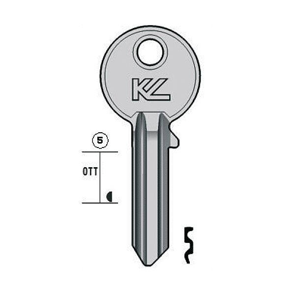 Ébauche de clé Iseo photo du produit visuel_1 2XL