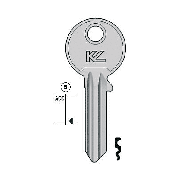 Ébauche de clé JPM photo du produit visuel_1 2XL