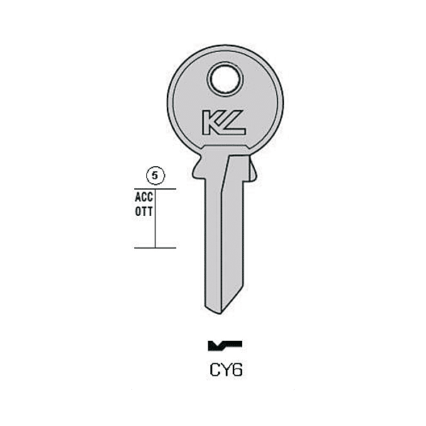 Ébauche de clé KVR photo du produit visuel_1 2XL