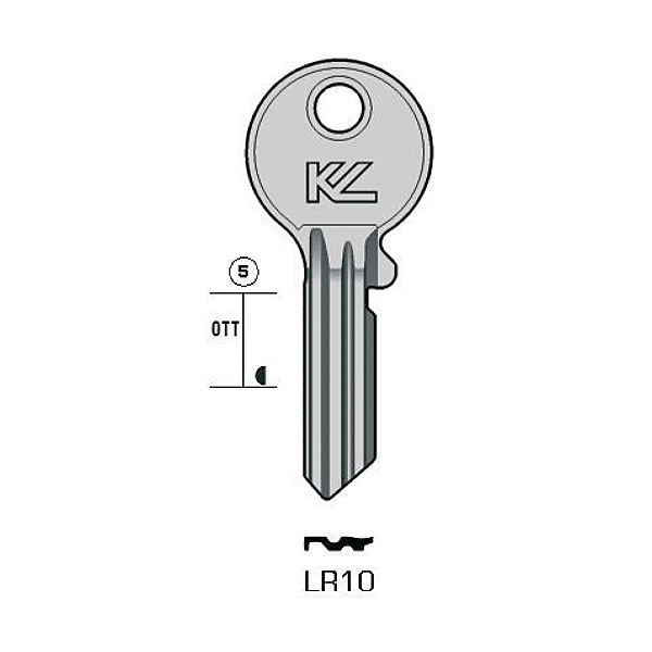 Ébauche de clé Laperche photo du produit visuel_1 2XL