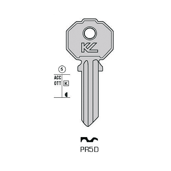 Ébauche de clé Prefer photo du produit visuel_1 2XL