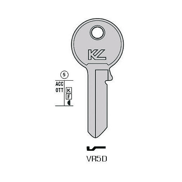 Ébauche de clé Viro photo du produit visuel_1 2XL