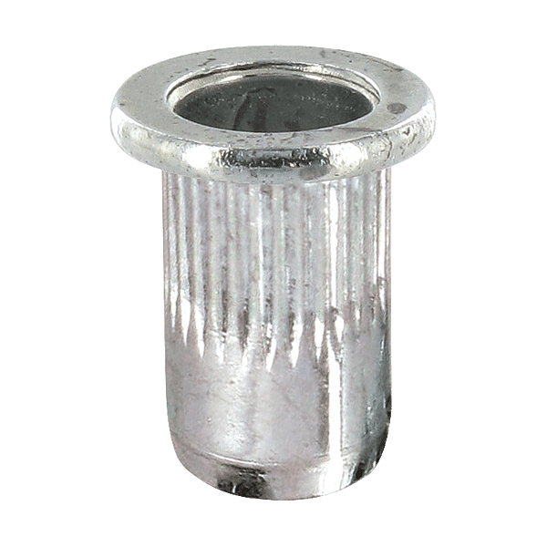 Écrou à sertir cranté tête plate acier photo du produit visuel_1 2XL