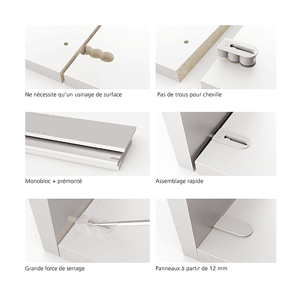 Élément d'assemblage Cabinéo 12 photo du produit visuel_1 2XL